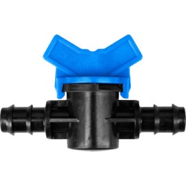 MV1616B MINI-VALVULA 16MM x 16MM MANGUERA AZUL
