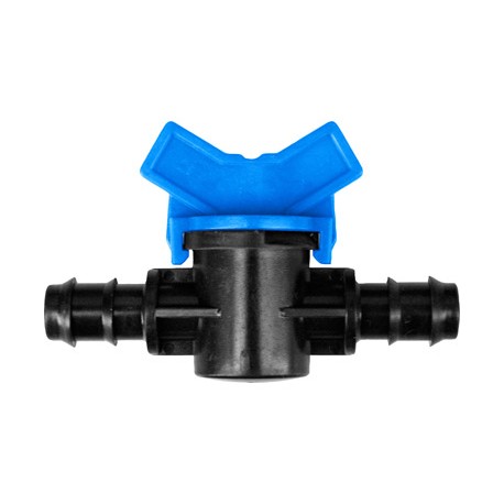 MV1616B MINI-VALVULA 16MM x 16MM MANGUERA AZUL