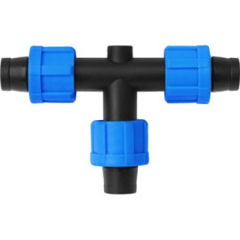 WR171717B TEE CONECTOR CINTA X CINTA X CINTA AZUL